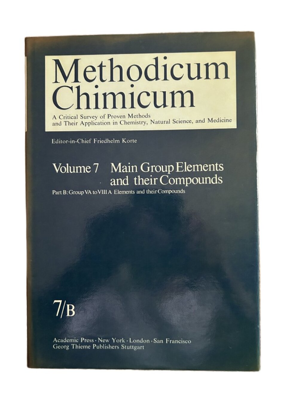 Methodicum Chimicum, Volume 7B: Main Group Elements and their Compounds